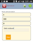 Debt Notebook スクリーンショット 1