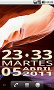 Bigger Clock Widget تصوير الشاشة 3