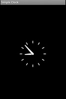 Simple Clock Affiche