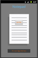 Notepad poster