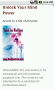 Unlock Your Mind Power screenshot 1