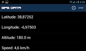 GPS Data اسکرین شاٹ 1