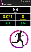 Pedometer captura de pantalla 1