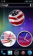 USA Clock Widgets Affiche