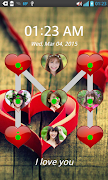 برنامه‌نما Love Pattern Lock Screen عکس از صفحه