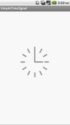 Simple Time Signal الملصق