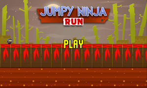 Jumpy Ninja Run स्क्रीनशॉट 4