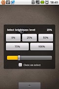 Brightness Level ภาพหน้าจอ 1