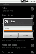 aLogViewer ภาพหน้าจอ 2