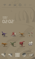 Jurassic_2 LINE Launcher theme पोस्टर