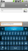 GO Keyboard Blue youth theme poster