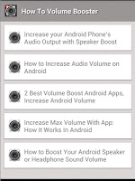 Volume Booster Guide স্ক্রিনশট 2