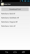 Note Font постер