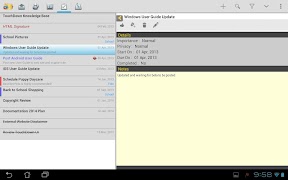 برنامه‌نما TouchDown HD عکس از صفحه