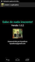 Sabe de nada, inocente! ảnh chụp màn hình 3