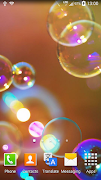 Soap Bubbles Live Wallpaper poster