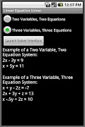 Equation Solver (System, 3&2) الملصق