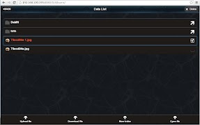 برنامه‌نما WiFi File Manager عکس از صفحه