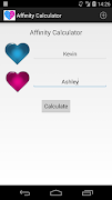 Affinity Calculator اسکرین شاٹ 1