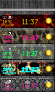 Skulls Clock Weather Widget screenshot 4