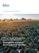 Sysco Sustainability الملصق