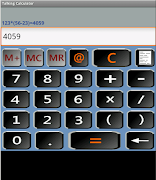 برنامه‌نما Talking Calculator عکس از صفحه