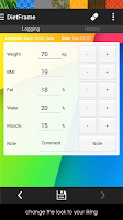 Diet, Weight Diary, Body Log تصوير الشاشة 5