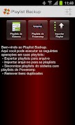 Playlist Backup capture d'écran 1