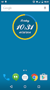 برنامه‌نما Round Clock Widget عکس از صفحه