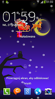 Santa Sleigh Live Wallpaper screenshot 1