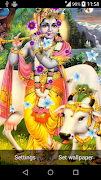 Lord Krishna Live Wallpaper 스크린샷 1