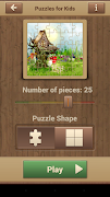 برنامه‌نما Puzzles for Kids عکس از صفحه