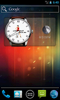 Ludmilla Clock widget poster