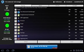 Free Advanced Task Manager captura de pantalla 2