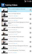 Project Management Training imagem de tela 1