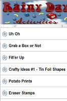 Rainy Day Activities For Kids capture d'écran 1