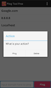 Ping test ภาพหน้าจอ 1