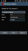 Teachers Planner تصوير الشاشة 5
