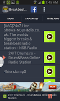 Breakbeat Radio captura de pantalla 1