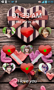 Amor Pattern Lock Screen imagem de tela 5
