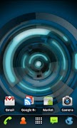 RLW Theme Black Blue Tech скриншот 1