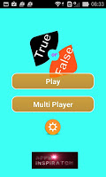 True or False math game Poster