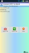 برنامه‌نما RTF To Word (.doc) عکس از صفحه