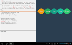 LiveWebEditor - CSS3/HTML5 IDE تصوير الشاشة 1