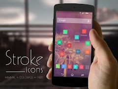 Stroke Icons الملصق