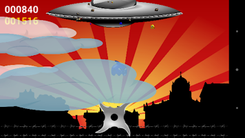 Ninja vs Aliens ภาพหน้าจอ 1