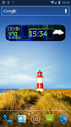 Widget zegar cyfrowy i pogoda screenshot 3