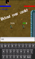 Typing Defender screenshot 1