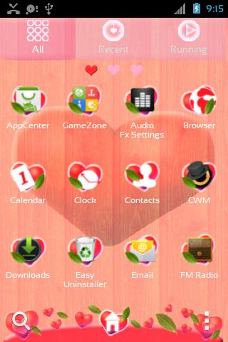 Descargar APK de Valentine Heart Launcher Theme