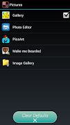 برنامه‌نما Default App عکس از صفحه